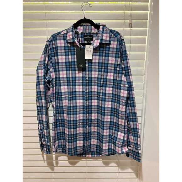 Rodd & Gunn Long Sleeve‎ Button Up Shirt NWT MSRP $148 - Size XL - Picture 1 of 4